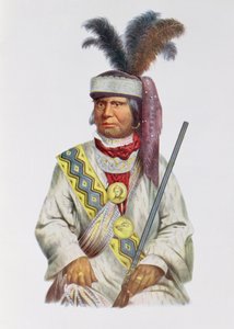 Halpatter-Micco أو Billy Bowlegs ، رئيس Seminole ، c.1825 ، التوضيح من "القبائل الهندية لأمريكا الشمالية ، المجلد 2" ، بقلم توماس ل.ماكيني وجيمس هول ، الحانة. جون جرانت